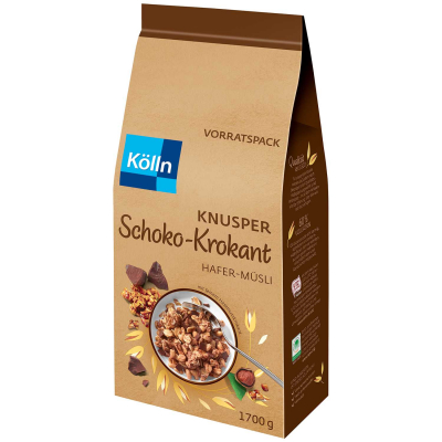  Kölln Hafer-Müsli Knusper Schoko-Krokant 1,7kg 