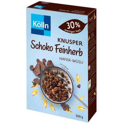  Kölln Hafer-Müsli Knusper Schoko Feinherb 500g 