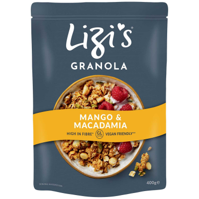  Lizi's Granola Mango & Macadamia 400g 