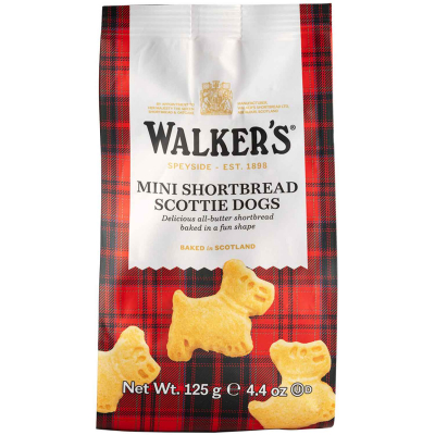  Walker's Mini Shortbread Scottie Dogs 125g 