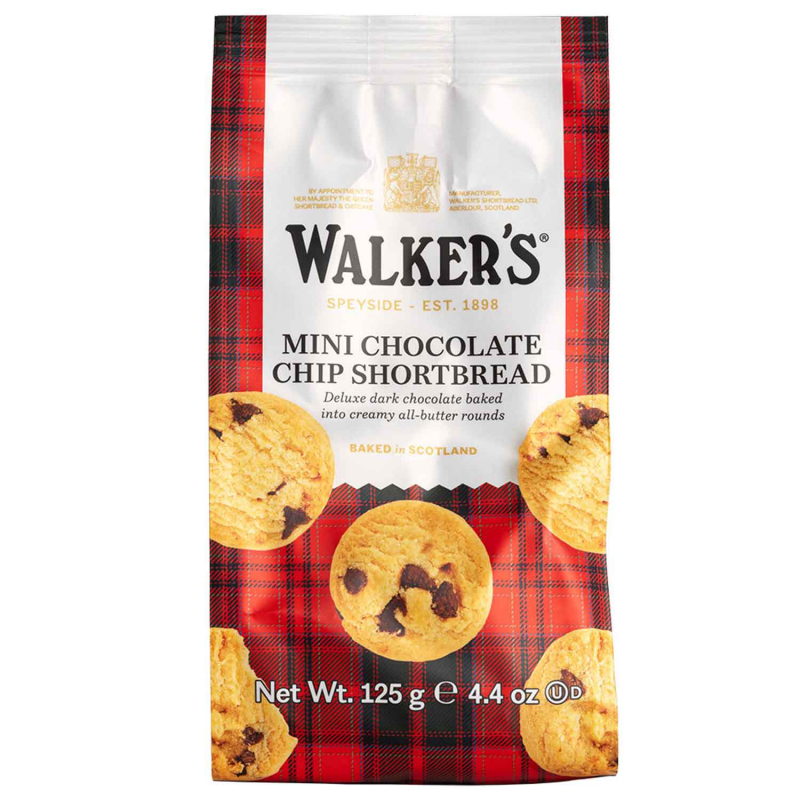  Walker's Mini Chocolate Chip Shortbread 125g 