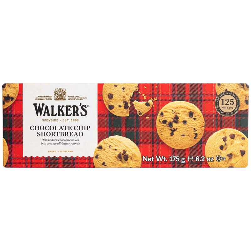  Walker's Chocolate Chip Shortbread 175g 