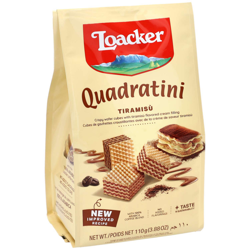  Loacker Quadratini Tiramisù 110g 