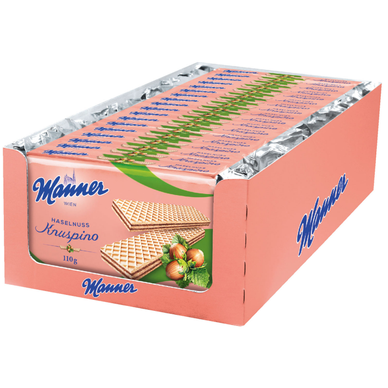  Manner Knuspino Haselnuss 110g 