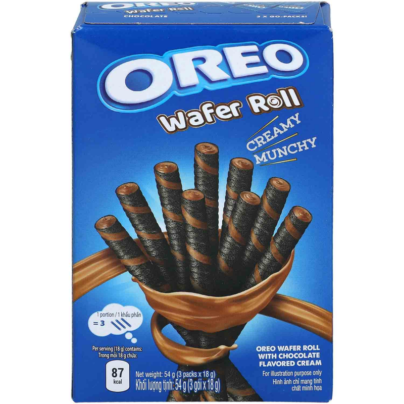  Oreo Wafer Roll Chocolate 54g 