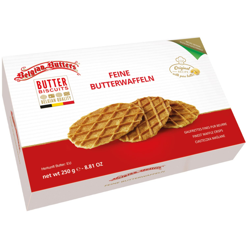  Belgian Butters Finest Waffle Crisps 250g 