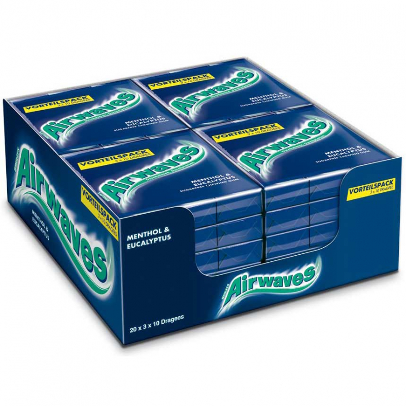  Airwaves Menthol & Eucalyptus 3x10er 