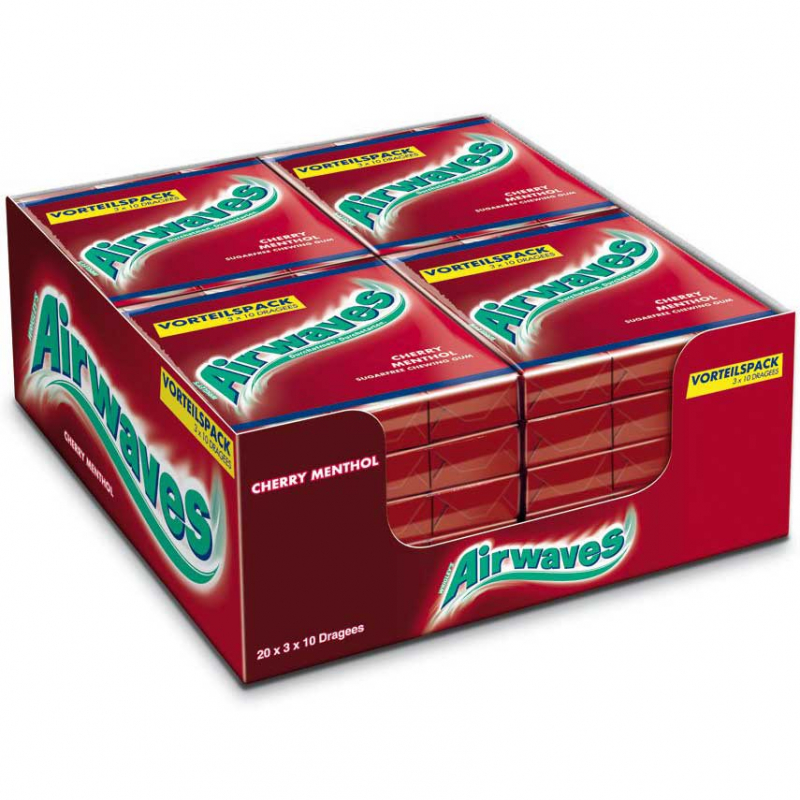  Airwaves Cherry Menthol 3x10er 