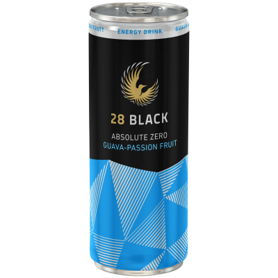  28 Black Absolute Zero Guava-Passion Fruit 250ml 