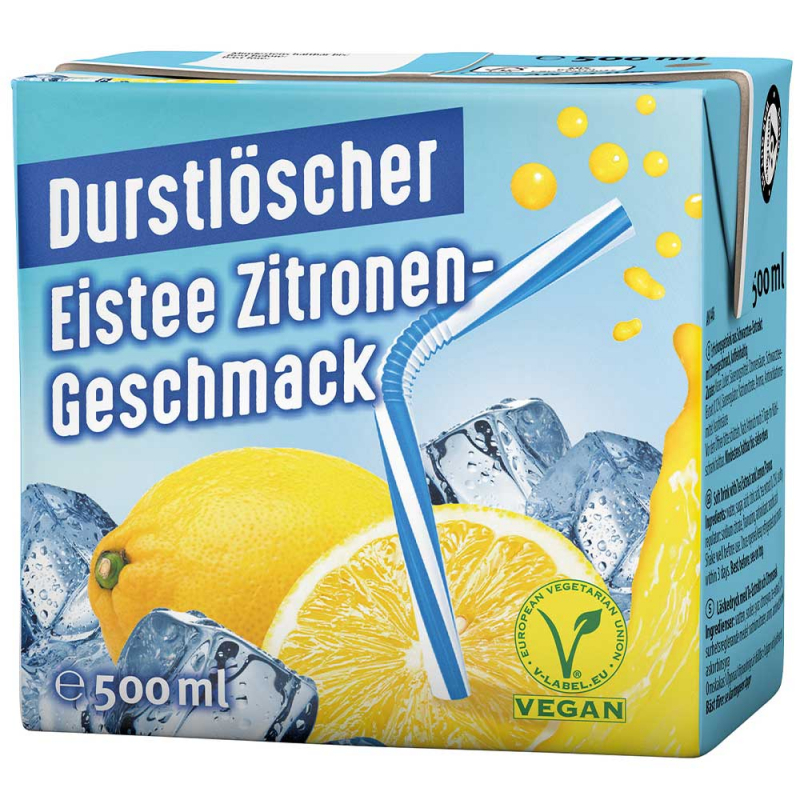  Durstlöscher Eistee Zitrone 500ml 