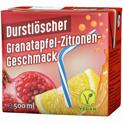  Durstlöscher Granatapfel-Zitrone 500ml 