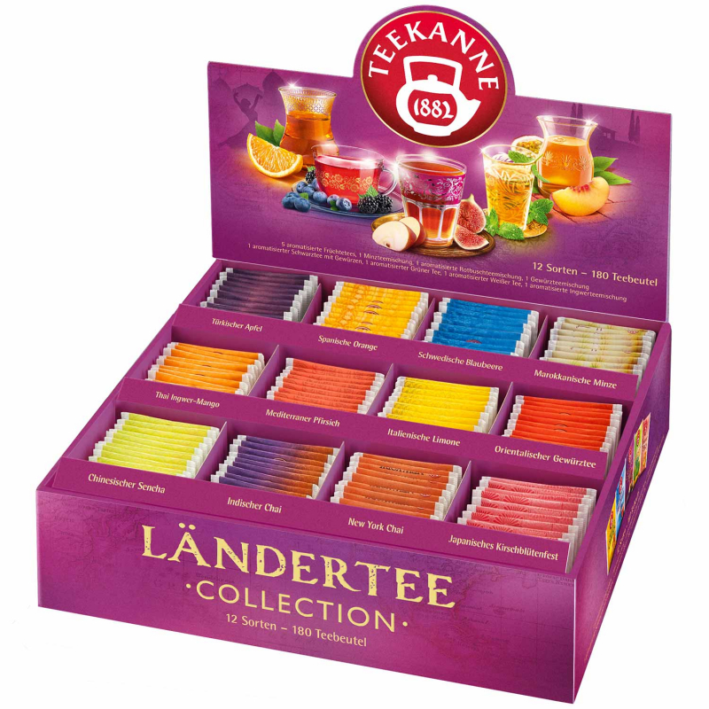  Teekanne Ländertee Collection Box 180er 