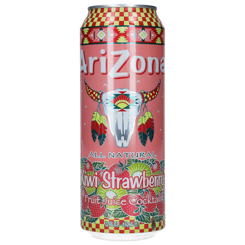  AriZona Kiwi Strawberry All Natural USA 650ml 