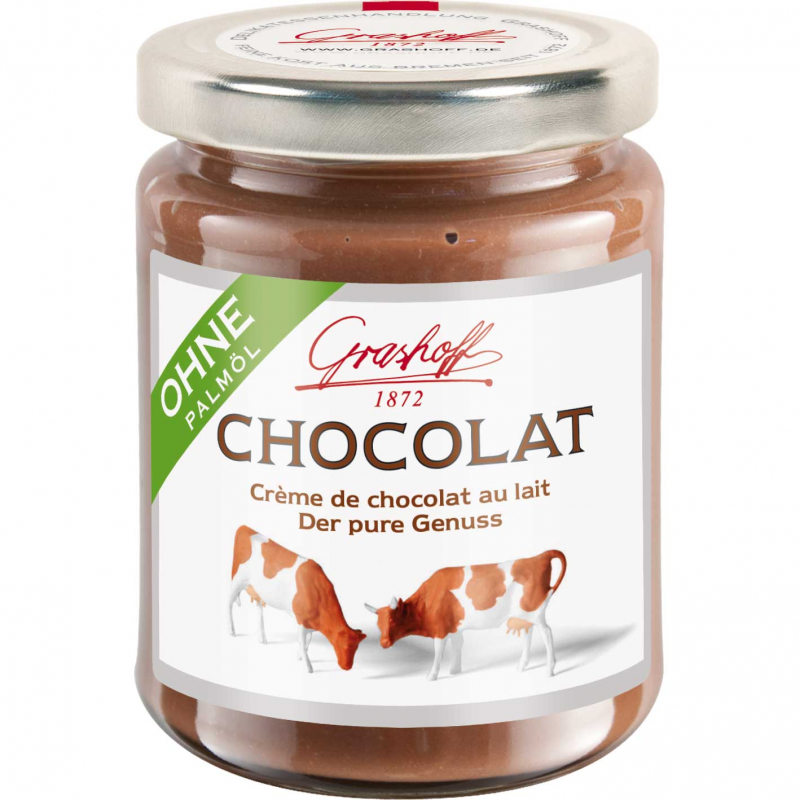  Grashoff Chocolat Crème de chocolat au lait 250g 