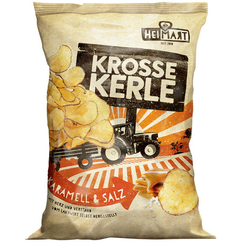  HeiMart Krosse Kerle Karamell & Salz 115g 