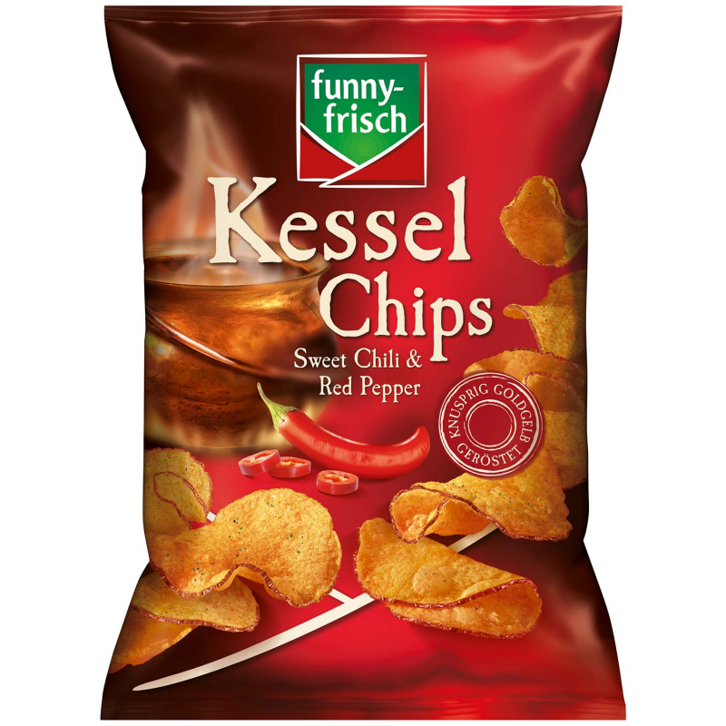  funny-frisch Kessel Chips Sweet Chili & Red Pepper 120g 