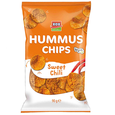  XOX Hummus Chips Sweet Chili 90g 