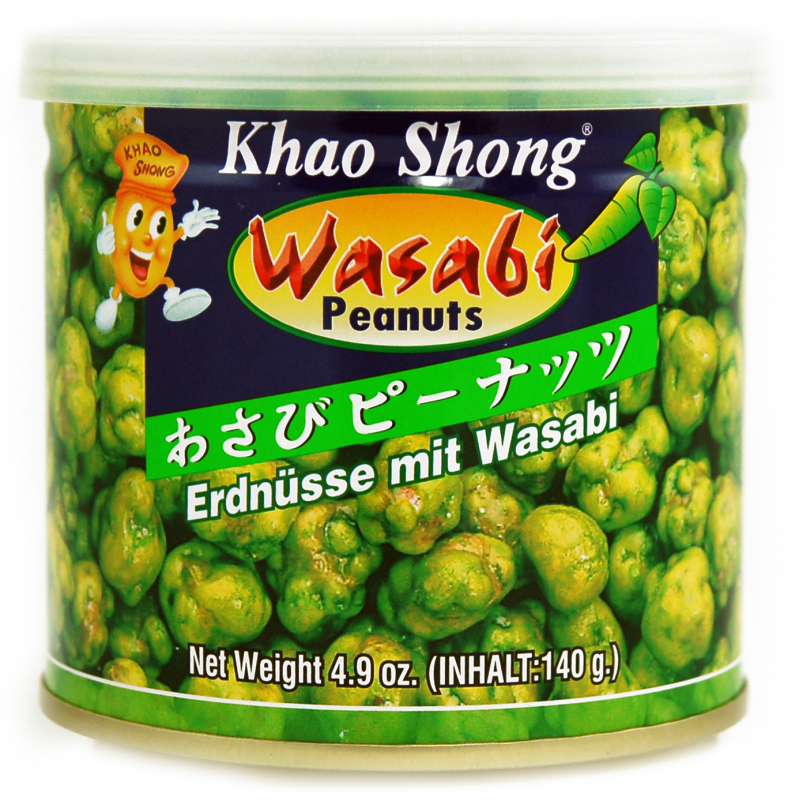  Khao Shong Wasabi Peanuts 140g 