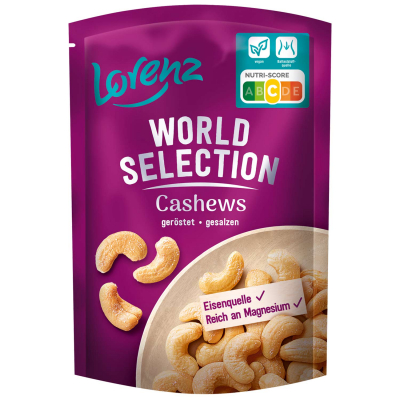  Lorenz World Selection Cashews 100g 