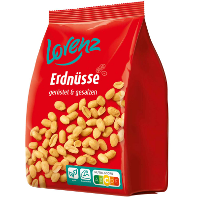  Lorenz Erdnüsse geröstet und gesalzen 1kg 