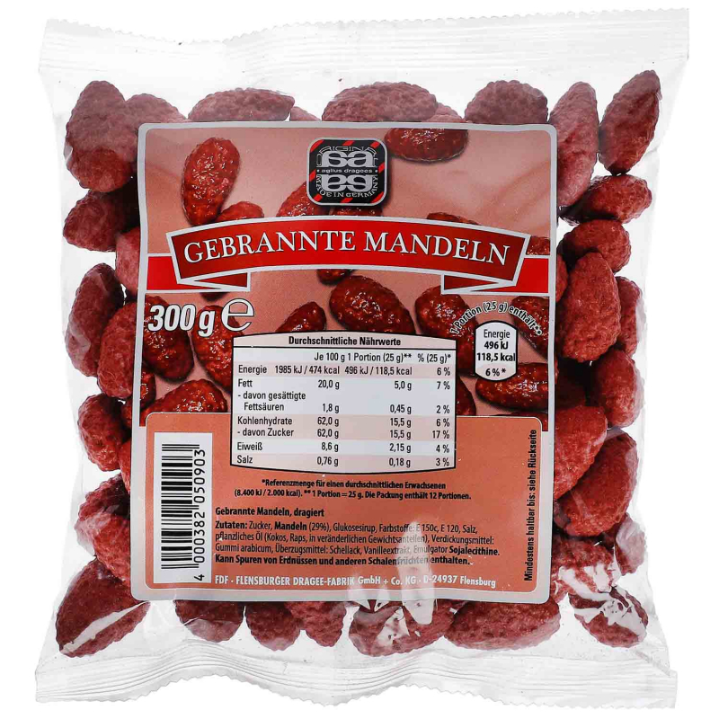  agilus dragees Gebrannte Mandeln 300g 