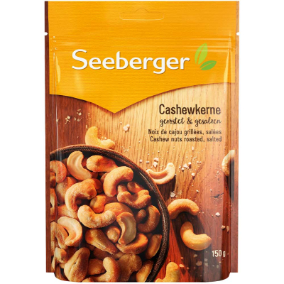  Seeberger Cashewkerne geröstet & gesalzen 150g 