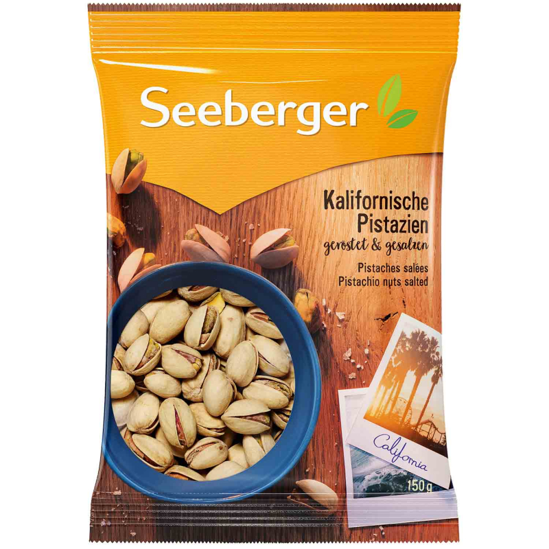  Seeberger Kalifornische Pistazien geröstet & gesalzen 150g 