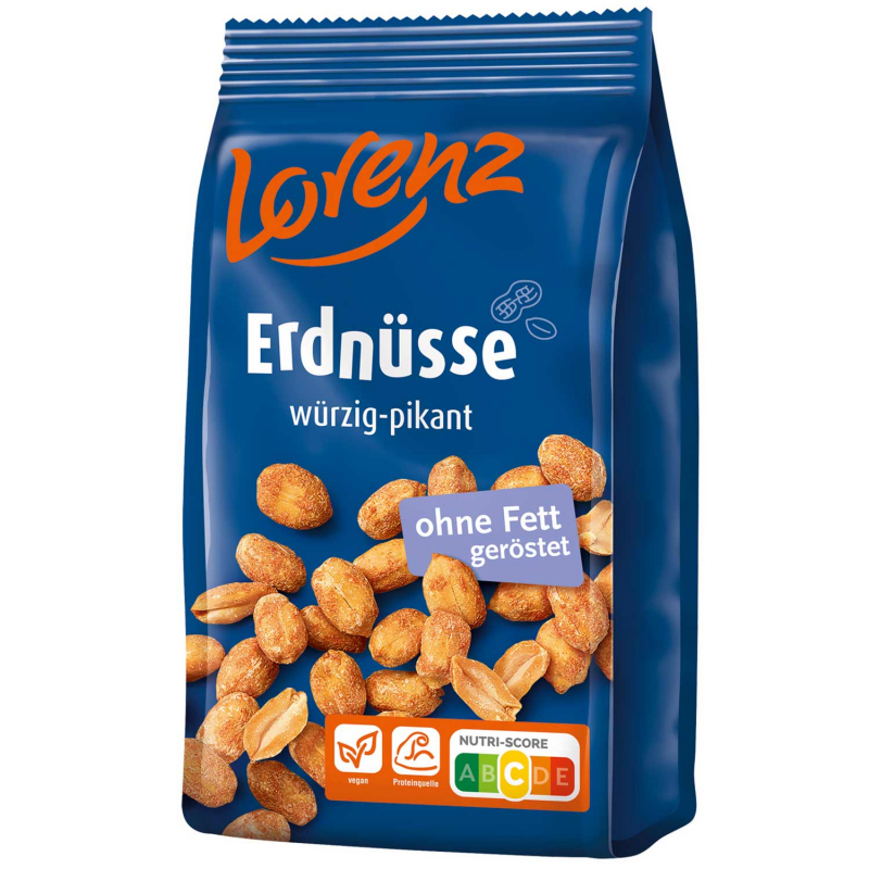  Lorenz Erdnüsse würzig-pikant 150g 