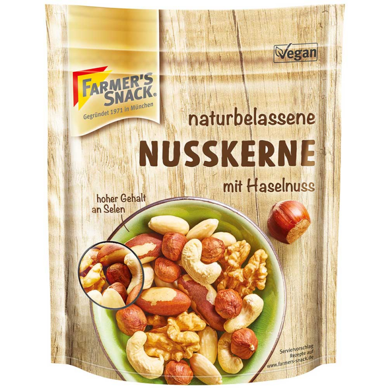  Farmer's Snack Nusskerne mit Haselnuss 100g 