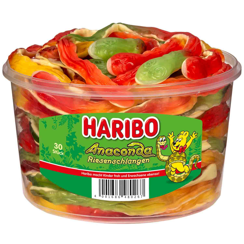  Haribo Anaconda Riesenschlangen 30er 