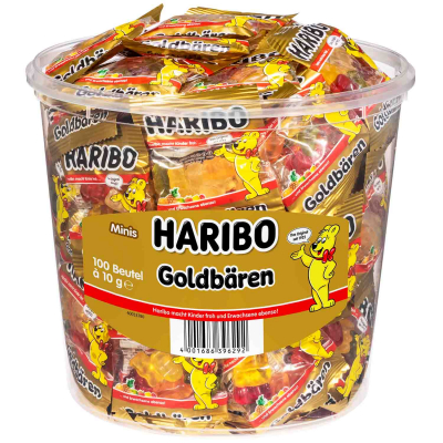  Haribo Goldbären Minis 100x10g 