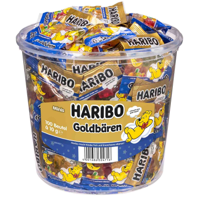  Haribo Goldbären Gute Nacht Minis 100x10g 