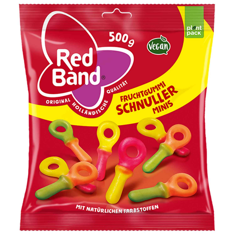  Red Band Fruchtgummi Schnuller Minis 500g 