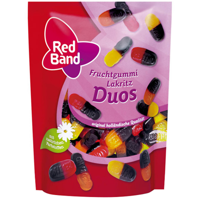  Red Band Fruchtgummi Lakritz Duos 200g 