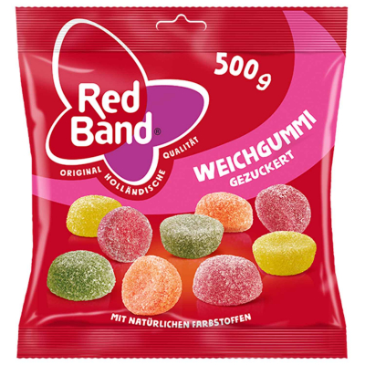  Red Band Weichgummi gezuckert 500g 