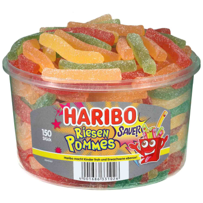  Haribo Riesen Pommes sauer 150er 