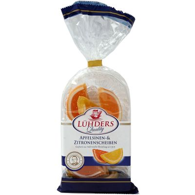  Lühders Apfelsinen- & Zitronenscheiben 175g 