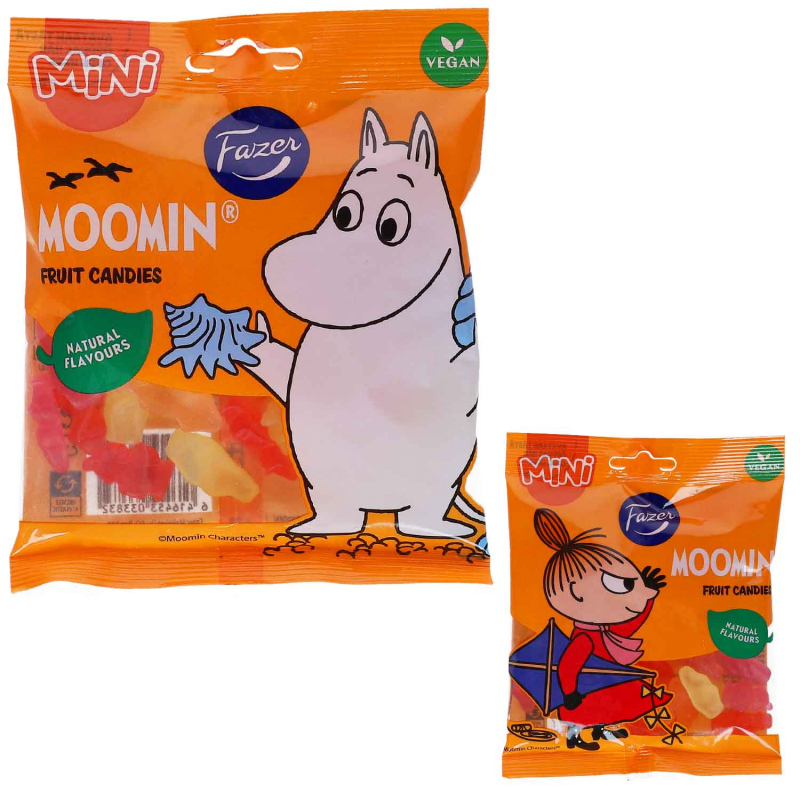  Fazer Moomin Fruit Candies 80g 