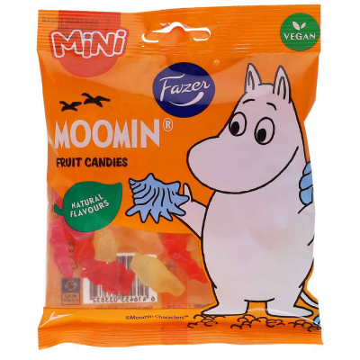  Fazer Moomin Fruit Candies 80g 