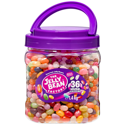  The Jelly Bean Factory 36 Huge Flavours Jar 1,4kg 