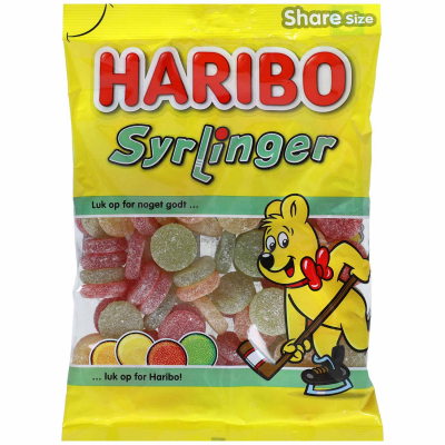  Haribo Syrlinger 375g 