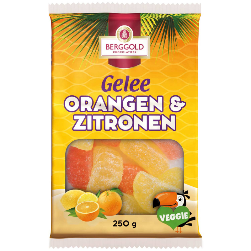  Berggold Gelee Orangen & Zitronen 250g 