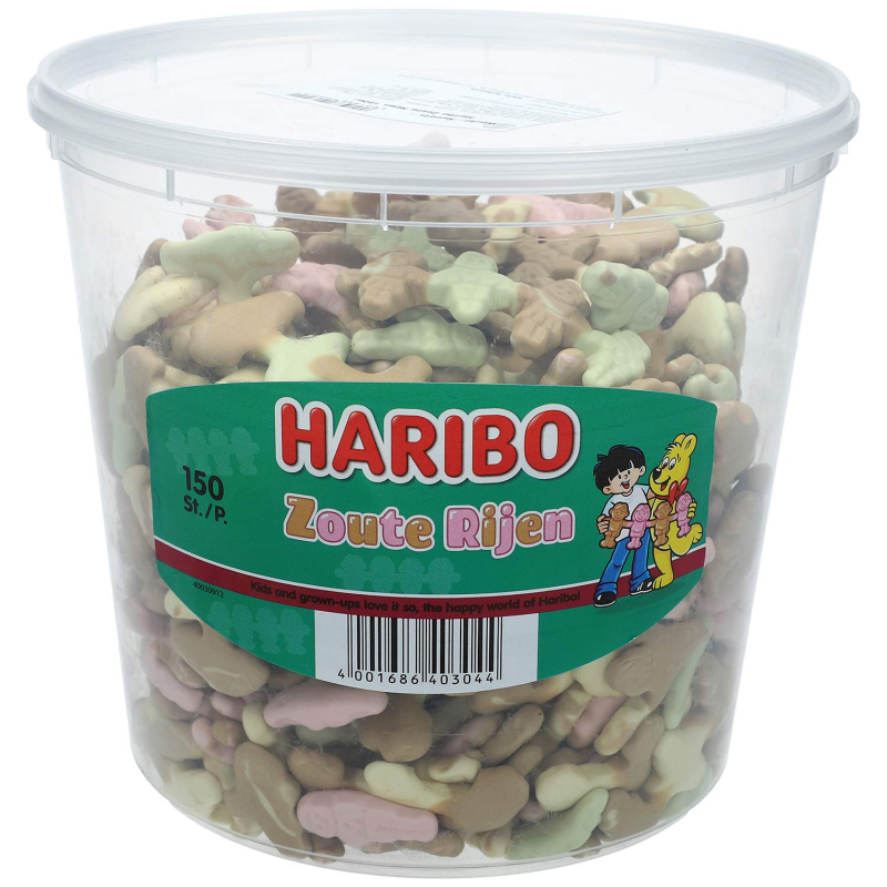  Haribo Zoute Rijen 150er 