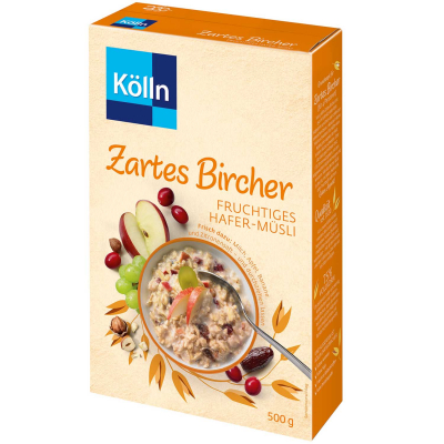  Kölln Zartes Bircher Fruchtiges Hafer-Müsli 500g 