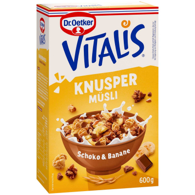  Vitalis Knusper Müsli Schoko-Banane 600g 