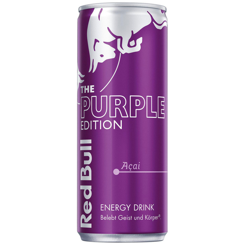  Red Bull Energy Drink Purple Edition Açaí 250ml (MHD 26.11.2024) 