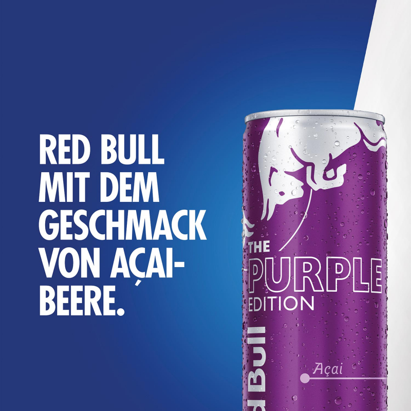  Red Bull Energy Drink Purple Edition Açaí 250ml (MHD 26.11.2024) 