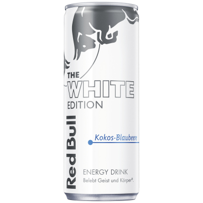  Red Bull Energy Drink White Edition Kokos-Blaubeere 250ml 