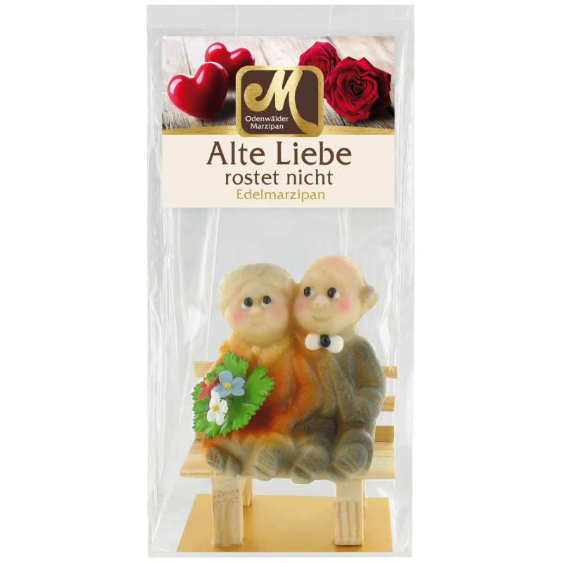  Odenwälder Edelmarzipan 'Alte Liebe rostet nicht' 75g 