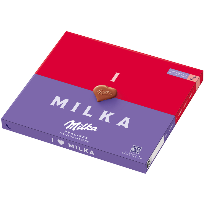  Milka 'I Love Milka' Pralinés Haselnusscrème 110g 